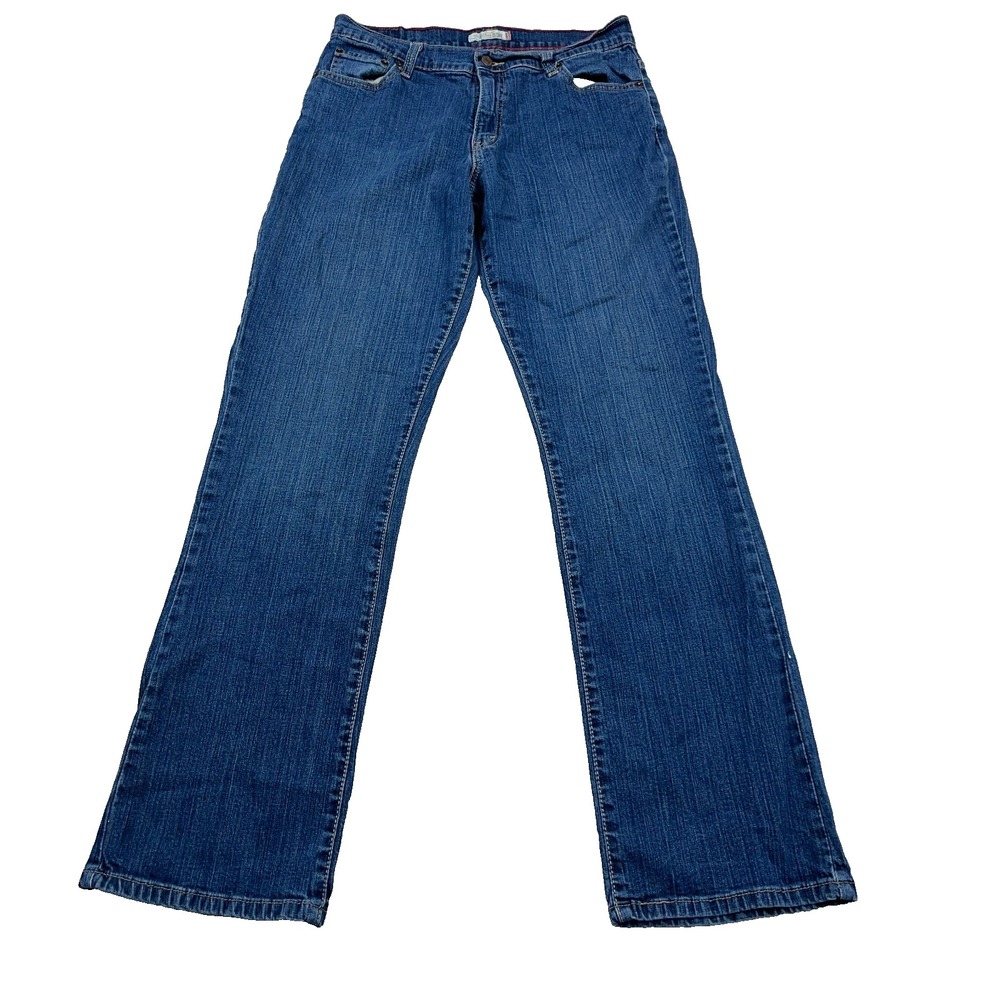 Vintage Levis 550 Jeans Women 14 Long Relaxed Bootcut Med Wash Y2K 2000s A90